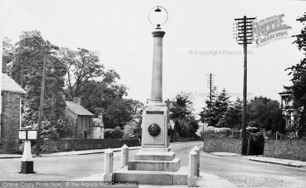 Photo of Loughor, The Monument c.1955