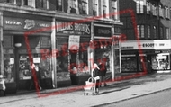 High Street Shops c.1955, Loughton