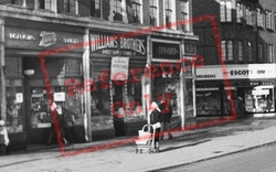 High Street Shops c.1955, Loughton