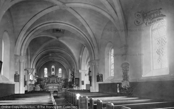 Photo of Loughton, St Mary's Church Interior 1923