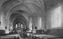 St Mary's Church Interior 1923, Loughton