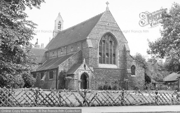 Photo of Loughton, The Church c.1955