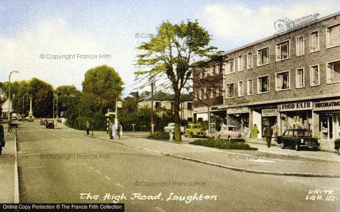 Photo of Loughton, The High Road c.1960