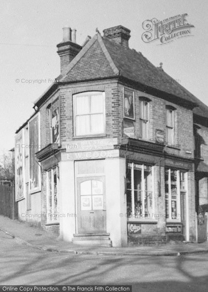 Photo of Loughton, York Hill Stores c.1955