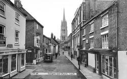 Eastgate And St James' Church c.1960, Louth
