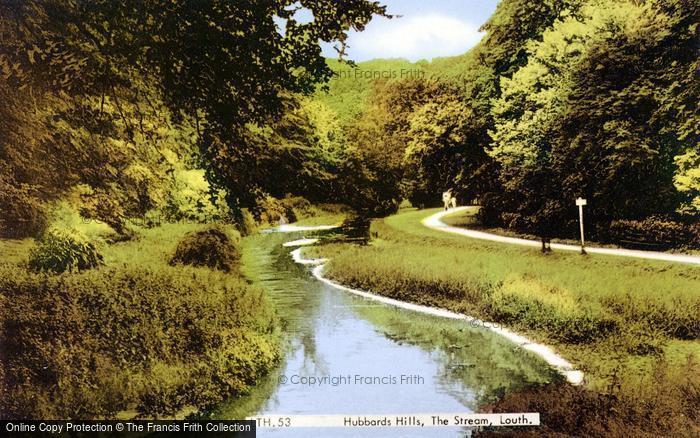 Photo of Louth, Hubbards Hills, The Stream c.1960