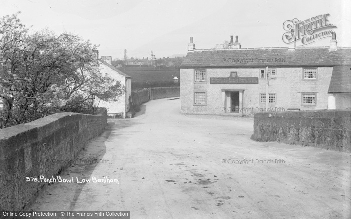 Photo of Low Bentham, Punch Bowl Hotel c.1910