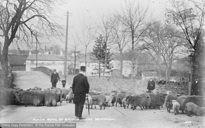 Photo of Low Bentham, The Punch Bowl And Bridge c.1920