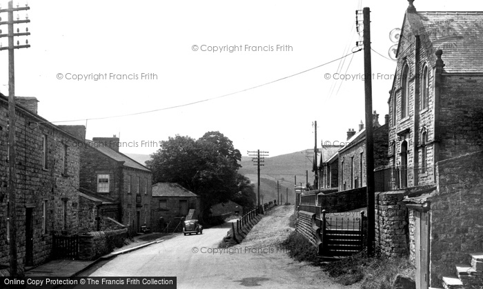 Photo of Low Row, Post Office And Methodist Church c.1955