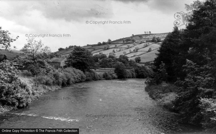 Photo of Low Row, River Swale From Isles Bridge c.1960