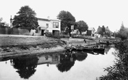 The Ship Hotel And River Thames c.1875, Lower Halliford