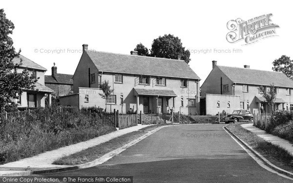 Photo of Lower Heyford, Cherwell Bank c1955
