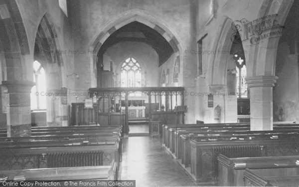 Photo of Lower Heyford, Church Interior c.1955