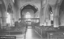 Church Interior c.1955, Lower Heyford