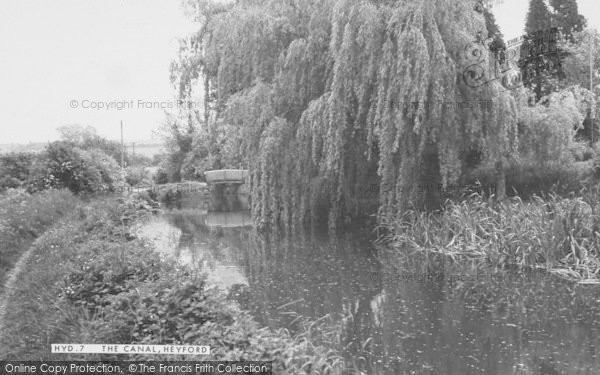 Photo of Lower Heyford, The Canal c.1955