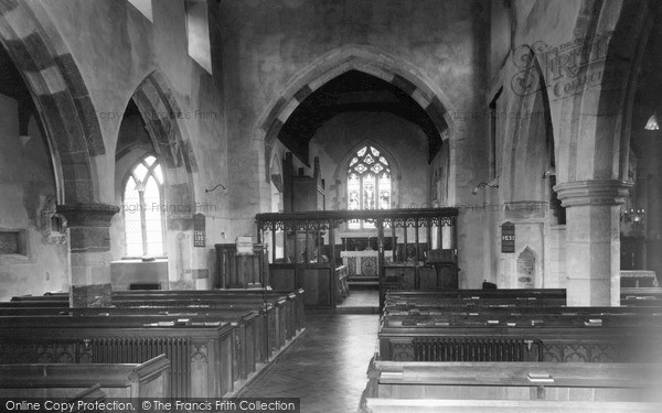 Photo of Lower Heyford, The Church Interior c.1960