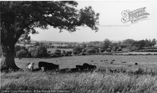 Photo of Lower Heyford, View From Cherwell Bank c.1960