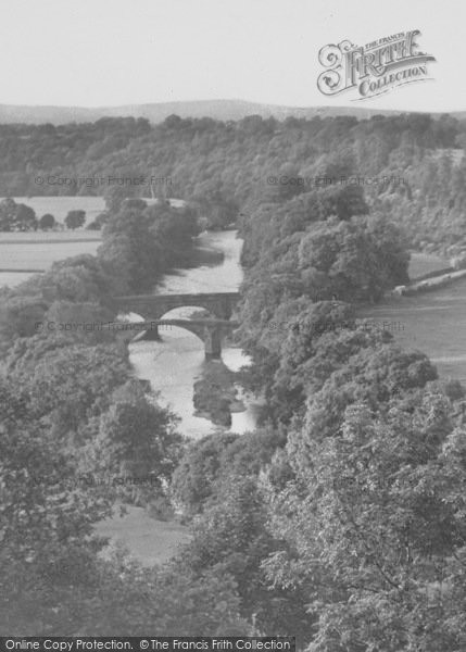 Photo of Lower Hodder, Lower Hodder Bridges c.1955
