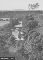 Lower Hodder Bridges c.1955, Lower Hodder