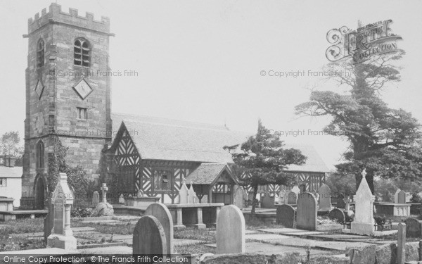 Photo of Lower Peover, St Oswald's Church 1898