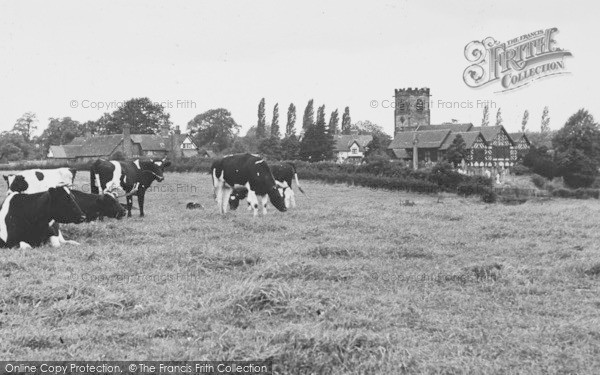 Photo of Lower Peover, St Oswald's Church c.1955