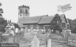 St Oswald's Church c.1955, Lower Peover