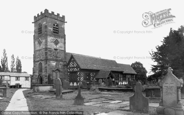 Photo of Lower Peover, St Oswald's Church c.1955