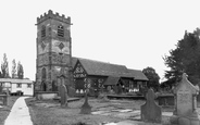 St Oswald's Church c.1955, Lower Peover