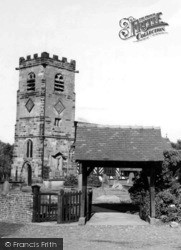St Oswald's Church c.1965, Lower Peover