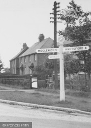 The Village Sign Post c.1955, Lower Peover