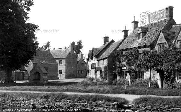 Photo of Lower Slaughter, The Green c.1955