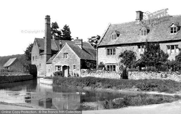 Photo of Lower Slaughter, The Mill And Pond c.1955