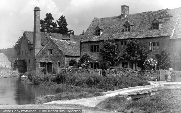 Photo of Lower Slaughter, The Mill c.1955