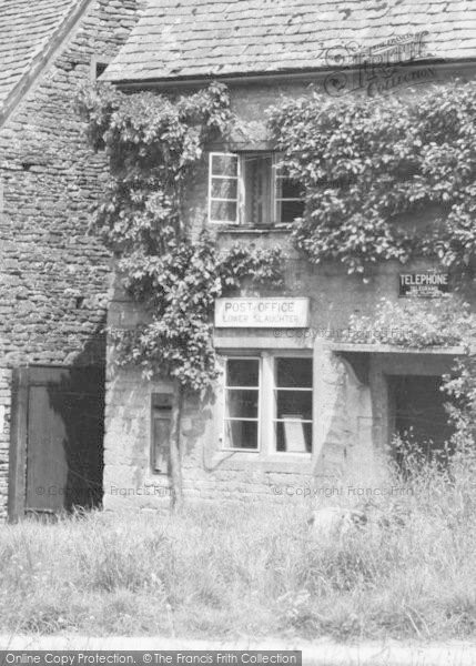Photo of Lower Slaughter, The Post Office c.1950