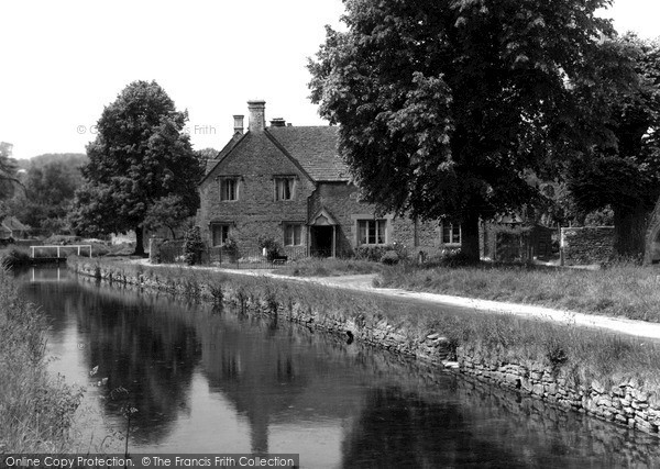 Photo of Lower Slaughter, The Stream c.1955