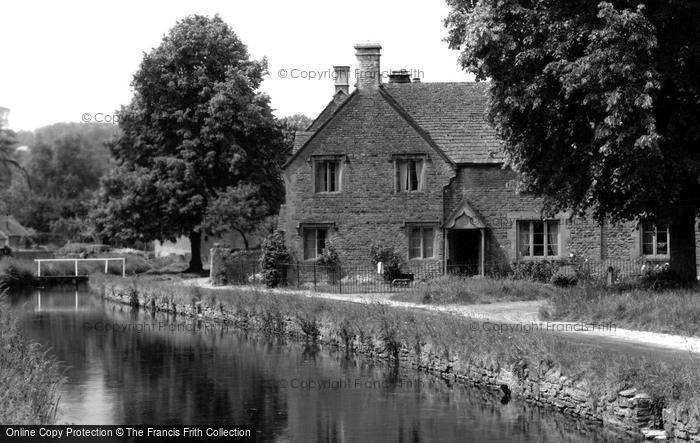 Photo of Lower Slaughter, The Stream c.1955