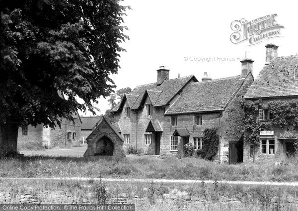 Photo of Lower Slaughter, the Village c1950