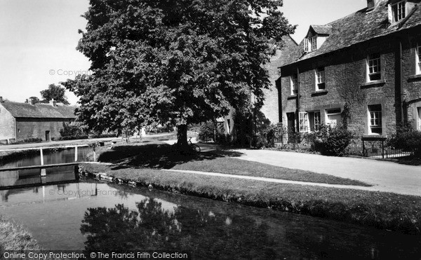 Photo of Lower Slaughter, The Village c.1955