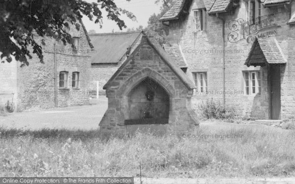 Photo of Lower Slaughter, The Village Well c.1950