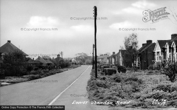 Photo of Lower Stondon, Stondon Road c.1955