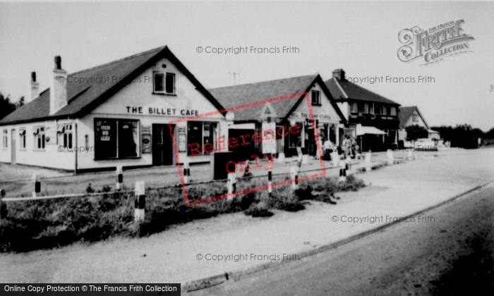 Photo of Lower Stondon, The Billet Cafe c.1960