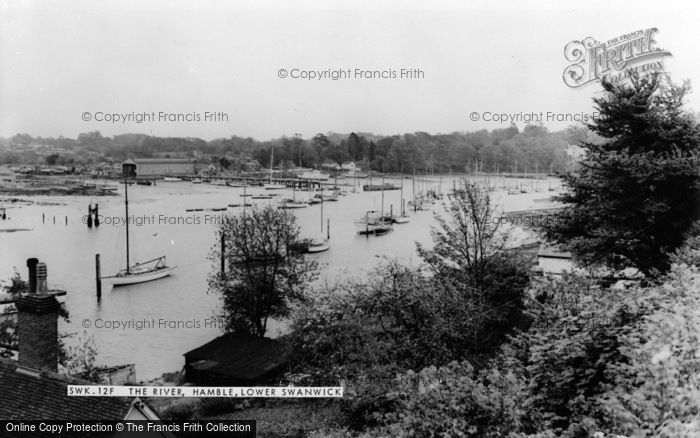 Photo of Lower Swanwick, The River Hamble c.1955