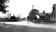 The Church, The School House And School c.1955, Lower Withington