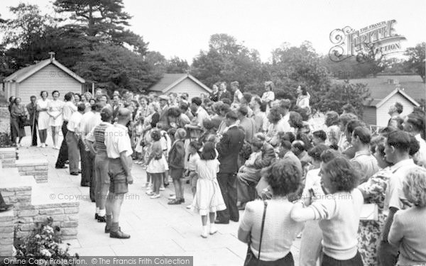 Photo of Lowestoft, 'a Jolly Time On The Terrace', Gunton Hall Holiday Camp c.1955