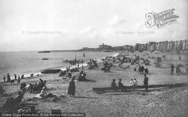Photo of Lowestoft, Beach And Pier 1922