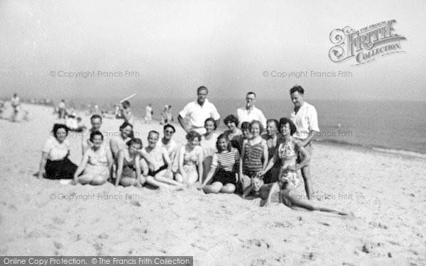Photo of Lowestoft, Beach Party, Gunton Hall Holiday Camp c.1955
