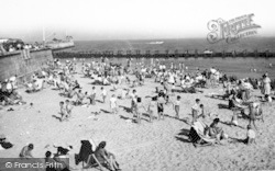Beach Scene c.1950, Lowestoft