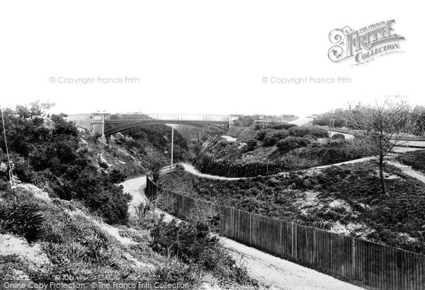 Photo of Lowestoft, Belle Vue Park, Jubilee Bridge 1890