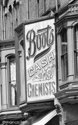 Boots Sign 1896, Lowestoft