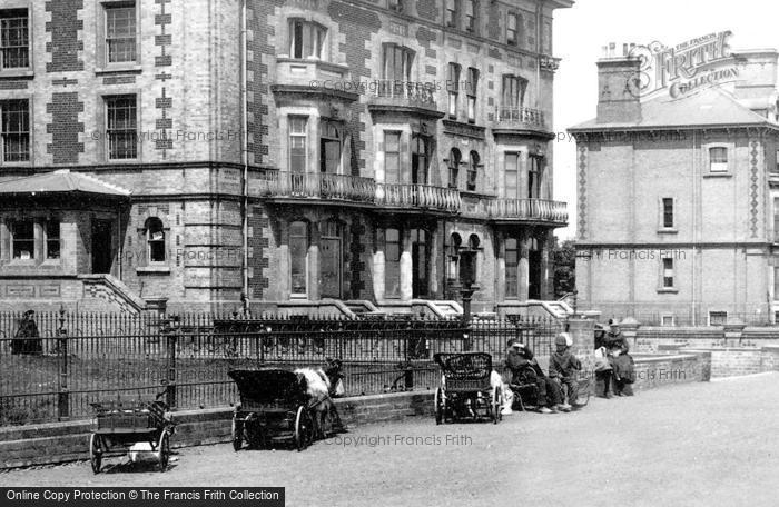 Photo of Lowestoft, Goat Carts, The Esplanade 1887